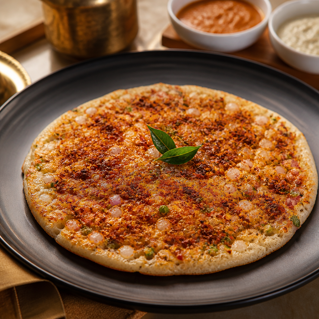 Ghee Podi Masala Uttapam