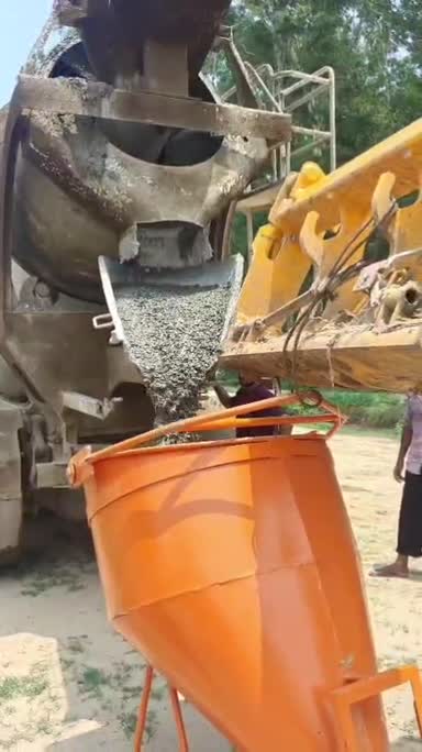 Concrete Bucket 0.5 Cubic Bana Type view 2