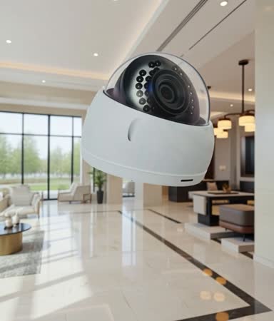 Dome Security Cameras view 2