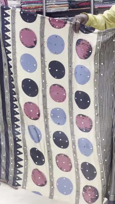Polka Dot Saree view 2